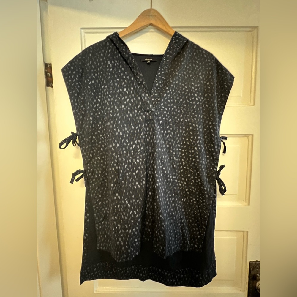 Madewell Hooded Smock Top Beach Coverup Small